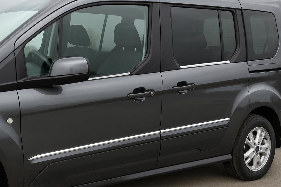 Ford Connect 2014-2021 Dolne listwy szyb stal nierdzewna (4 szt.) Image