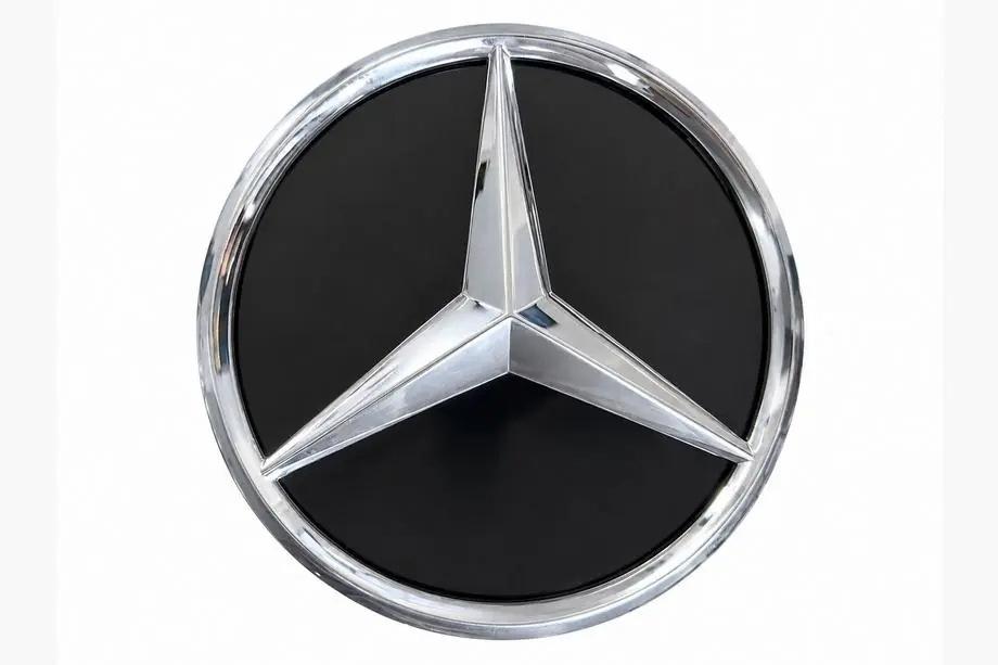 Mercedes ML W164 2005-2011 Wyprzedaż emblemat przedni z błyszczącą obudową (18,4 cm) Zdjęcia 2