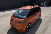 Volkswagen ID BUZZ 2022- Relingi Dachowe Chromowane (Turecki Design) Stopa Metalowa zdjęcia 3