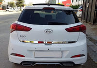 Hyundai I-20 2014-2020 Listwa bagażnika 2014-2018 stal nierdzewna zdjęcia 1
