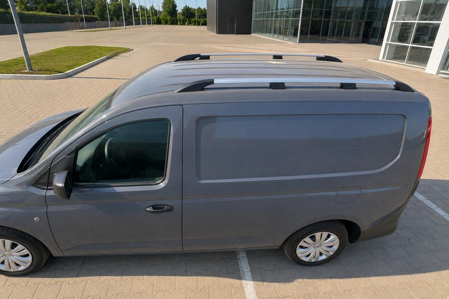 Volkswagen Caddy 2020- Relingi dachowe chromowane (turecki design) Image