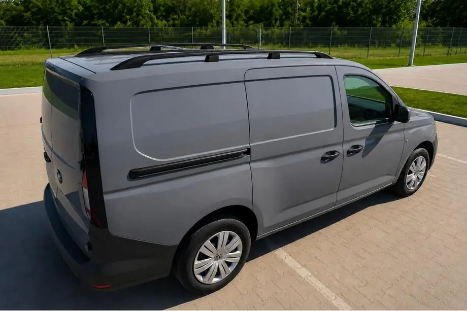 Volkswagen Caddy 2020- Relingi dachowe czarne (turecki design) Image