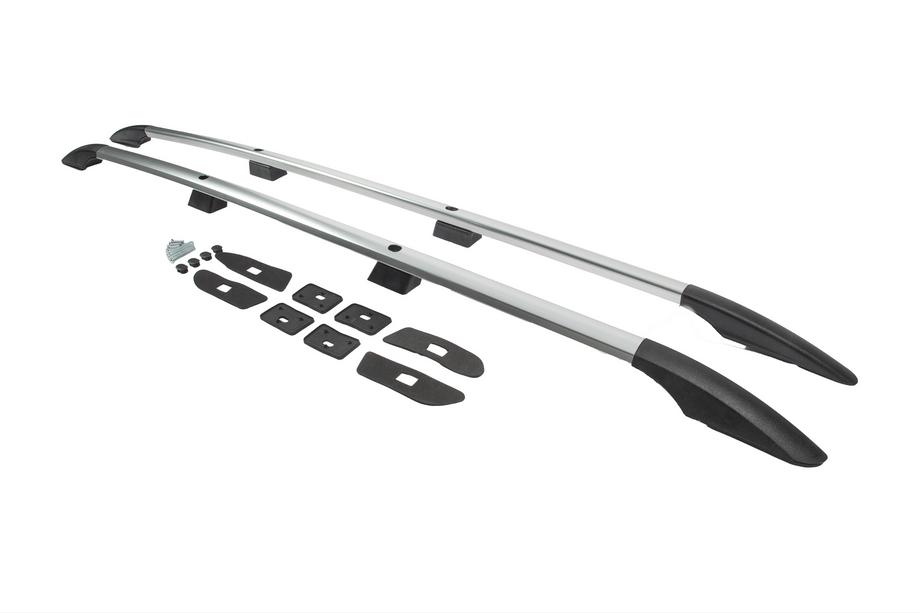 Ford Connect 2021- Relingi dachowe chromowane (turecki design) Podstawa standardowa, Nóżki plastikowe Zdjęcia 6