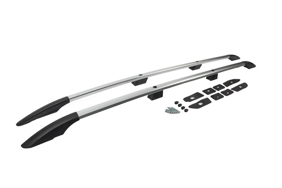 Ford Connect 2021- Relingi dachowe chromowane (turecki design) Podstawa standardowa, Nóżki plastikowe Zdjęcia 7