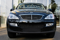 SsangYong Kyron 2005-2014 Przedni pałąk ST008 Black (stal nierdzewna) zdjęcia 1