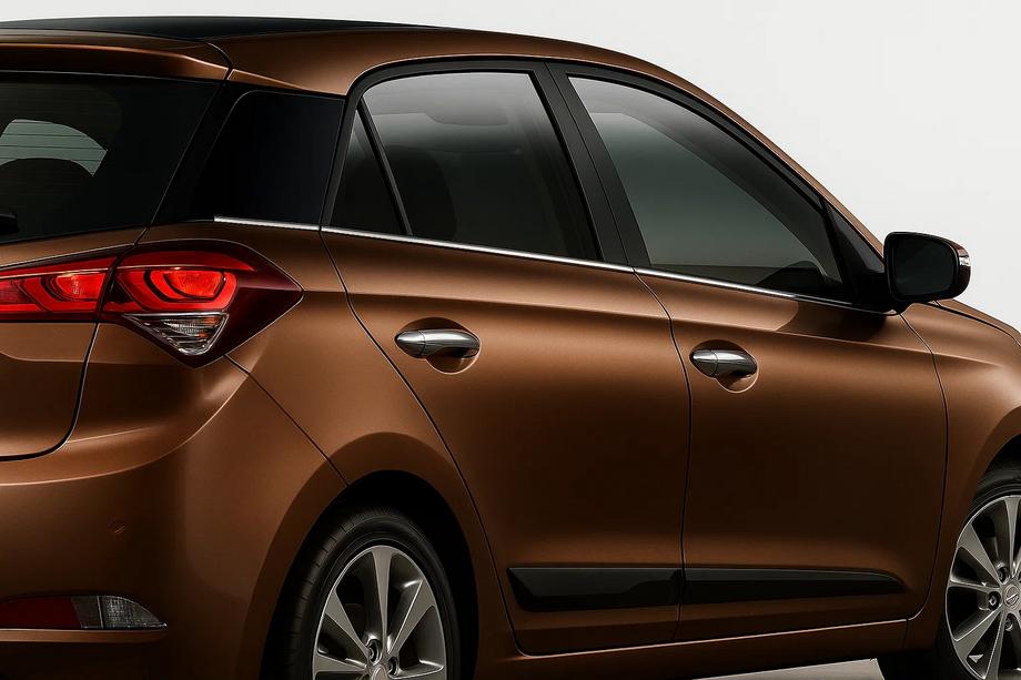 Hyundai I-20 2014-2020 Dolne listwy szyb stal nierdzewna (6 szt.) Image