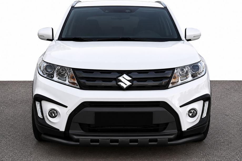 Suzuki Vitara 2015- Orurowanie przednie ST015 Black (stal nierdzewna) Image