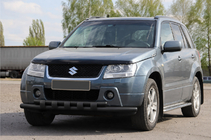 Suzuki Grand Vitara 2005-2017 Orurowanie przednie ST015 Black (stal nierdzewna) zdjęcia 3
