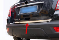 Opel Mokka 2012-2021 Listwa bagażnika stal nierdzewna Carmos - Turecka Stal Nierdzewna zdjęcia 1