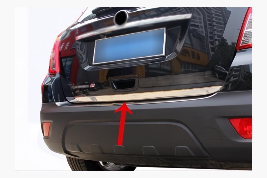 Opel Mokka 2012-2021 Listwa bagażnika stal nierdzewna Carmos - Turecka Stal Nierdzewna Image