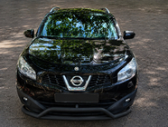 Nissan Qashqai 2007-2010 Orurowanie przednie Black (stal nierdzewna) zdjęcia 1
