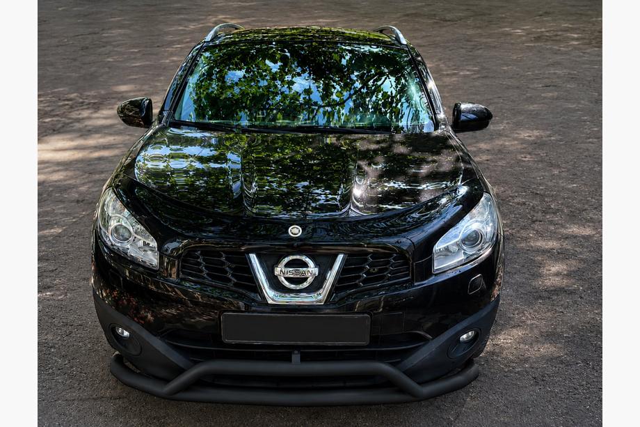 Nissan Qashqai 2007-2010 Orurowanie przednie Black (stal nierdzewna) Image
