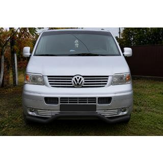 Orurowanie przednie fala ST007 Black (stal nierdzewna) Volkswagen T5 Transporter 2003-2010 zdjęcia 3