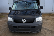 Volkswagen T5 Multivan 2003–2010 Orurowanie przednie z falowanym grillem ST007-1 Black (stal nierdzewna) zdjęcia 2