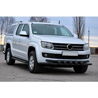 Orurowanie przednie F3-08.7 Black (stal nierdzewna) Volkswagen Amarok 2010-2022 zdjęcia 4