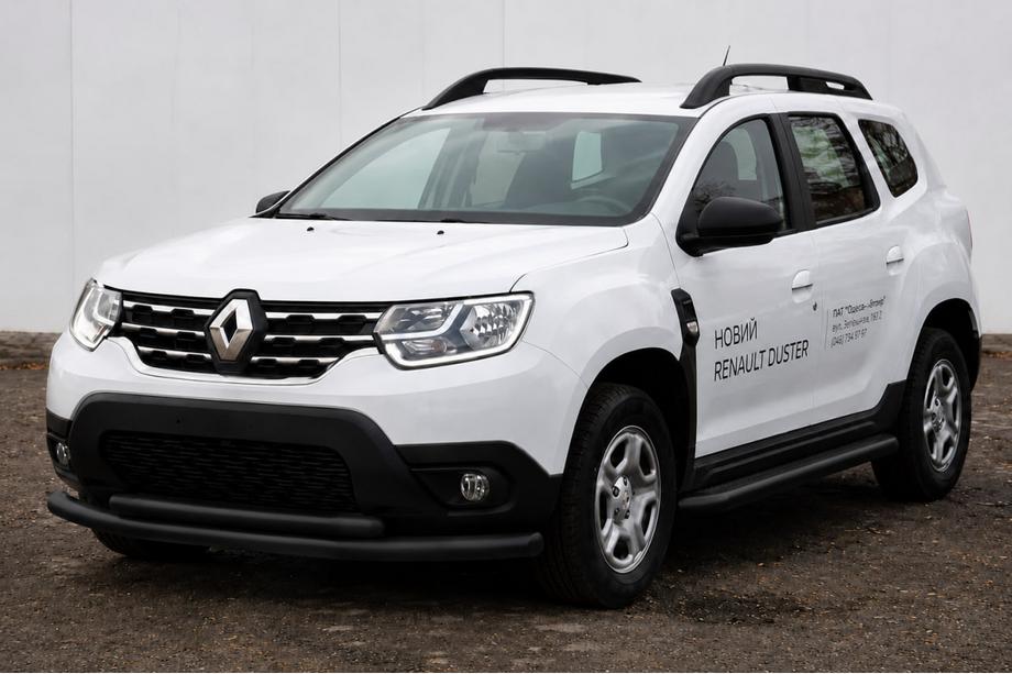 Renault Duster 2018-2024 Orurowanie przednie F3-10 Black (stal nierdzewna) Image