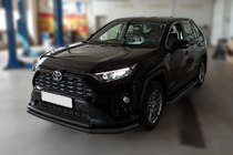 Toyota Rav 4 2019–2025 Osłona przednia F3-10 Black (stal nierdzewna) zdjęcia 2