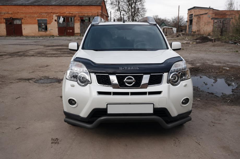 Nissan X-trail T31 2007-2014 Orurowanie przednie ST007 Black (stal nierdzewna) Zdjęcia 2