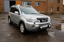 Nissan X-trail T30 2002-2007 Orurowanie przednie ST007 Black (stal nierdzewna) zdjęcia 2