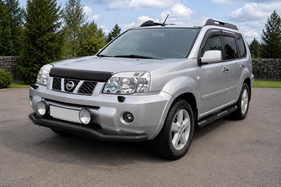 Nissan X-trail T30 2002-2007 Orurowanie przednie ST007 Black (stal nierdzewna) Image