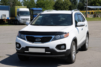 Kia Sorento II XM 2009-2014 Orurowanie przednie ST008 Black (2010-2013, stal nierdzewna) zdjęcia 2