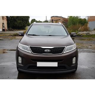 Orurowanie przednie ST008 Black (2013-2015, stal nierdzewna) Kia Sorento II XM 2009-2014 zdjęcia 2