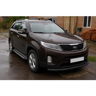 Orurowanie przednie ST008 Black (2013-2015, stal nierdzewna) Kia Sorento II XM 2009-2014 zdjęcia 3