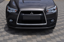 Mitsubishi ASX 2010-2023 Orurowanie przednie ST008 Black (stal nierdzewna) zdjęcia 1