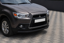 Mitsubishi ASX 2010-2023 Orurowanie przednie ST008 Black (stal nierdzewna) zdjęcia 2