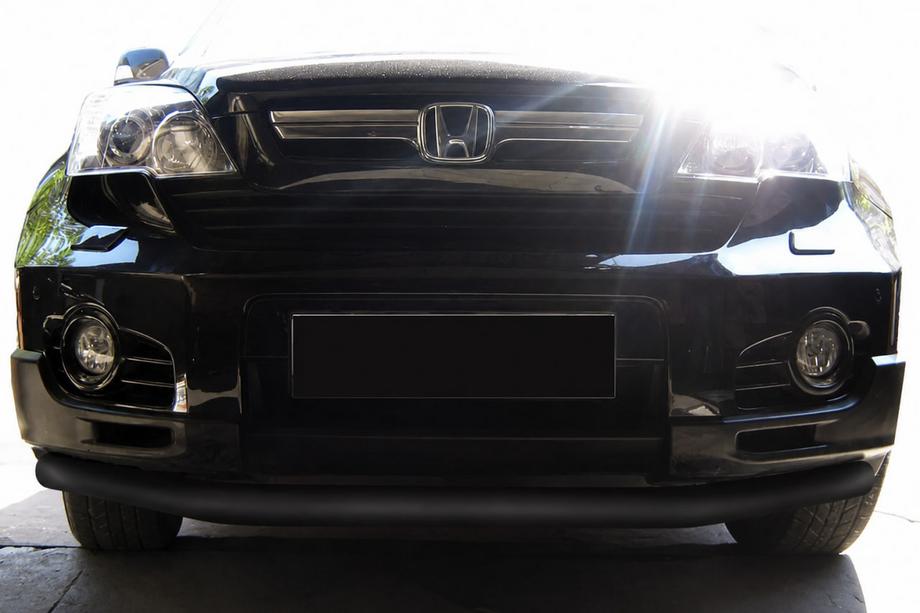 Honda CRV 2007-2011 Orurowanie przednie ST008 Black (stal nierdzewna) Image