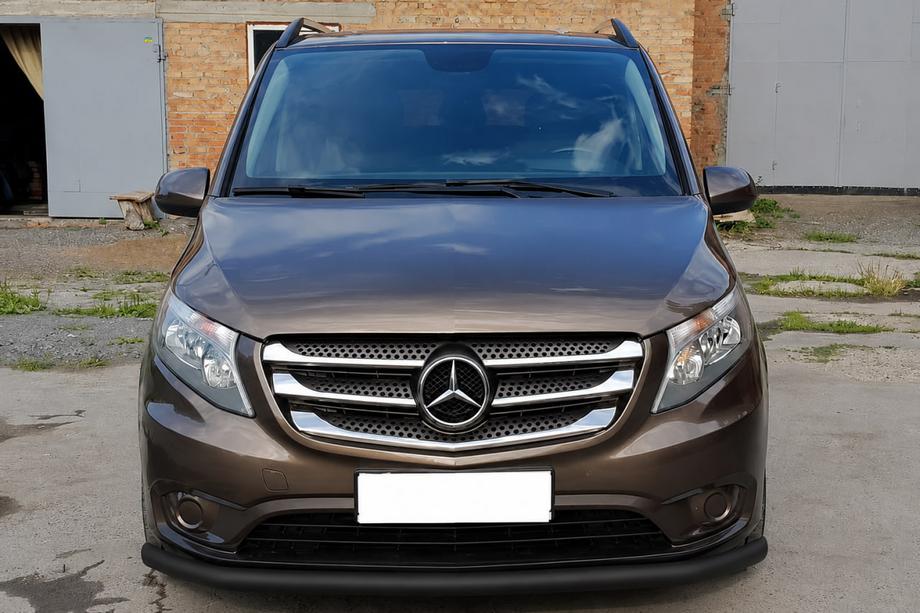 Mercedes Vito/V-class W447 2014- Orurowanie przednie ST008 Black (stal nierdzewna) Image