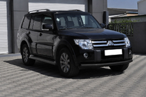 Mitsubishi Pajero Wagon IV 2006-2021 Orurowanie przednie ST008 Black (stal nierdzewna) zdjęcia 3
