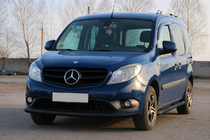 Mercedes Citan 2013-2021 Orurowanie przednie ST008 Black (stal nierdzewna) zdjęcia 2
