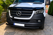Mercedes Sprinter W907/W910 2018- Orurowanie przednie ST008 Black (stal nierdzewna) zdjęcia 1