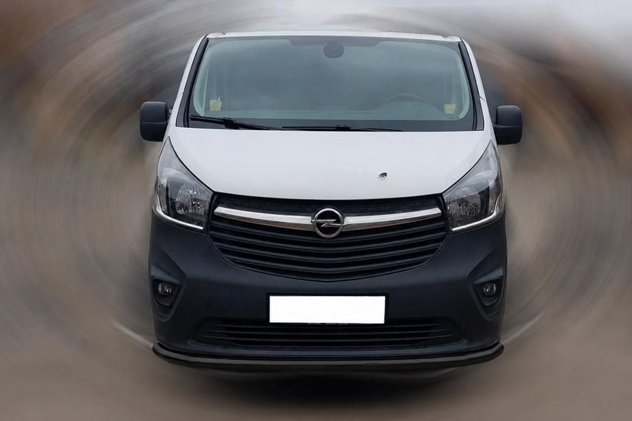 Fiat Talento 2016- Osłona Przednia ST008 Czarna (Stal Nierdzewna) Zdjęcia 1