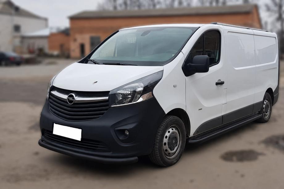 Fiat Talento 2016- Osłona Przednia ST008 Czarna (Stal Nierdzewna) Zdjęcia 2