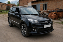 Chery Tiggo 3 2005- Osłona Przednia ST008 Czarna (Stal Nierdzewna) zdjęcia 3