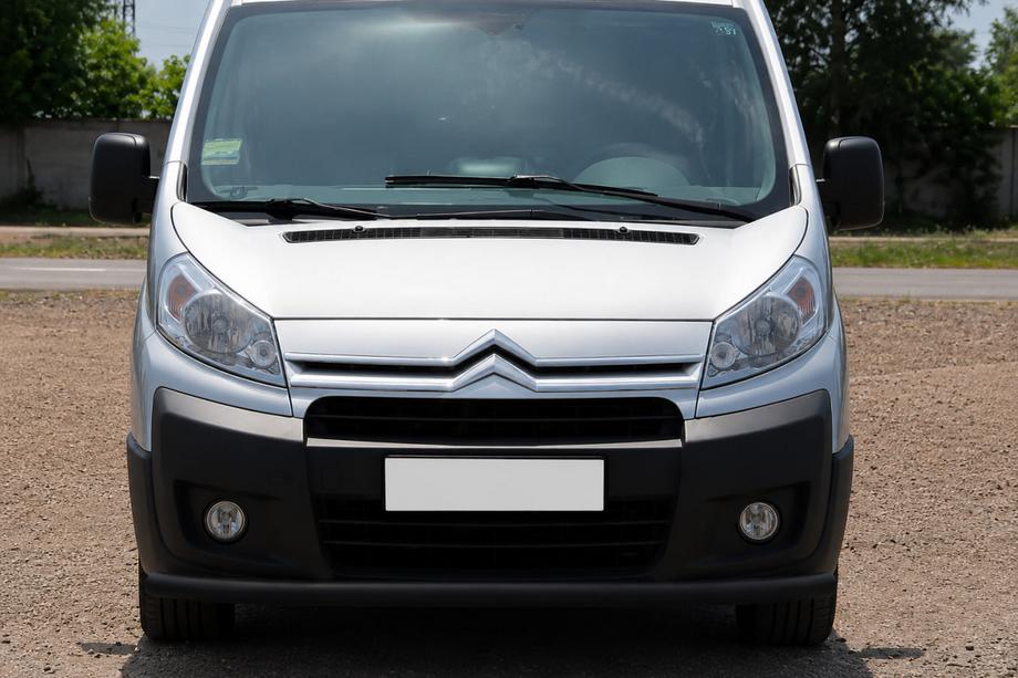 Citroen Jumpy 2007–2017 Osłona Przednia ST008 Czarna (Stal Nierdzewna) Image