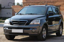 Kia Sorento I BL 2002-2009 Osłona Przednia ST008 Czarna (Stal Nierdzewna) zdjęcia 1