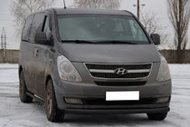 Hyundai H300, H1, Starex 2008-2020 Osłona Przednia ST008 Czarna (Stal Nierdzewna) zdjęcia 2