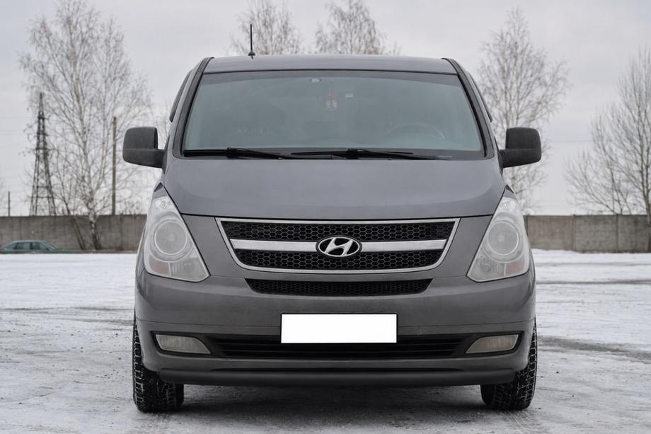 Hyundai H300, H1, Starex 2008-2020 Osłona Przednia ST008 Czarna (Stal Nierdzewna) Image