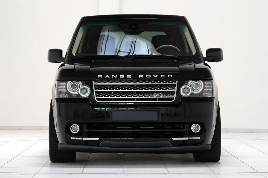 Range Rover III L322 2002-2012 Osłona Przednia ST008 Czarna (Stal Nierdzewna) Image