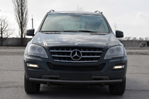 Mercedes ML W164 2005-2011 Osłona Przednia ST008 Czarna (Stal Nierdzewna) zdjęcia 1