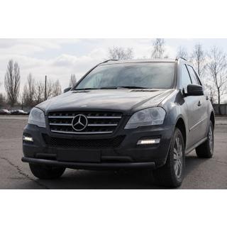 Osłona Przednia ST008 Czarna (Stal Nierdzewna) Mercedes ML W164 2005-2011 zdjęcia 3