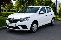 Renault Sandero 2013-2022 Osłona Przednia ST008 Czarna (Stal Nierdzewna) zdjęcia 1