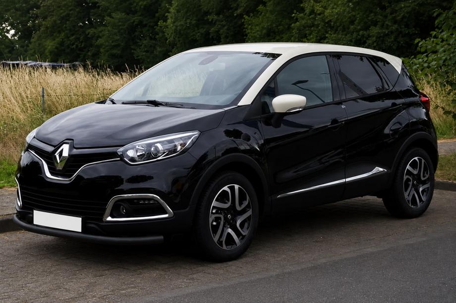 Renault Captur 2013-2019 Osłona Przednia ST008 Czarna (Stal Nierdzewna) Image