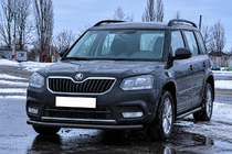 Skoda Yeti 2009-2017 Osłona Przednia ST008 Czarna (Stal Nierdzewna) zdjęcia 2