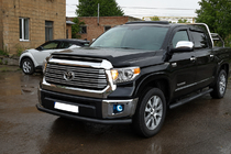 Toyota Tundra 2007-2021 Osłona Przednia ST008 Czarna (Stal Nierdzewna) zdjęcia 2
