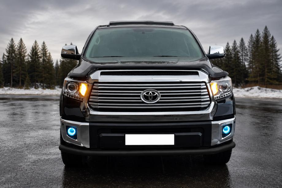 Toyota Tundra 2007-2021 Osłona Przednia ST008 Czarna (Stal Nierdzewna) Image