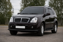 SsangYong Rexton I 2001-2017 Osłona Przednia ST008 Czarna (Stal Nierdzewna) zdjęcia 1